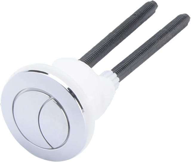 Bouton De Chasse D’eau Double 38-46 Mm Pour Wc, Mécanisme De Remplacement Circulaire Pour Réservoir De Toilettes