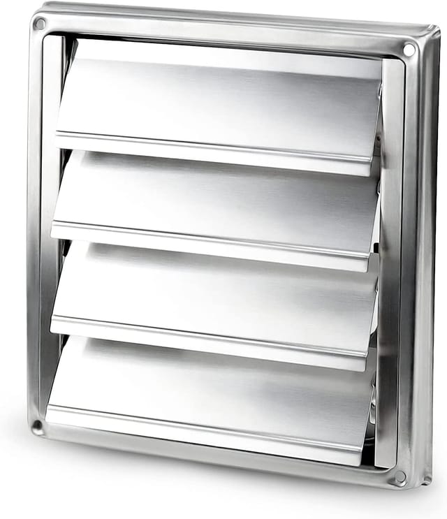 Grille De Ventilation Carrée En Acier Inoxydable Pour Sortie De Sèche Linge Et Mur Accessoire Pour Aération