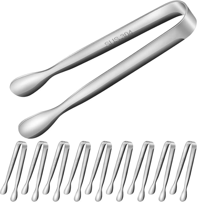 Pince À Sucre Et Glace En Acier Inoxydable Trois Cent Quatre Pour Buffet Bar Et Cuisine Multifonction