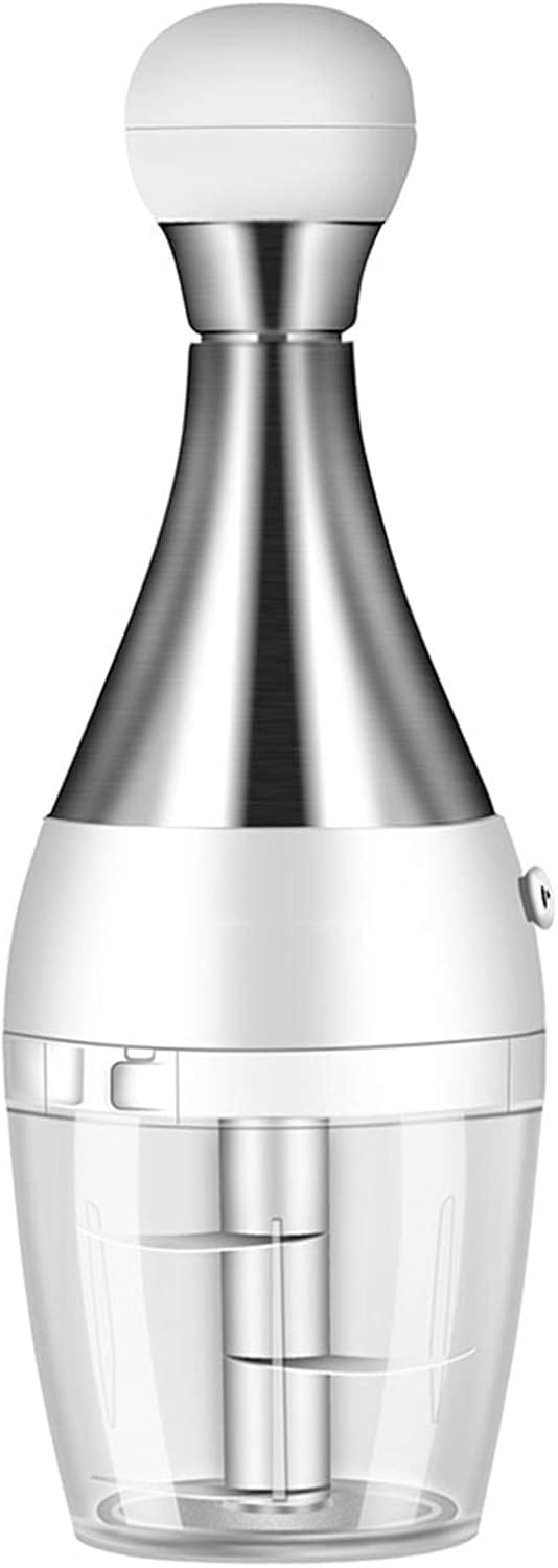 Hachoir Manuel, Hachoir Rapide Avec Lame En Acier Inoxydable, Pour Hacher Fruits, Oignons, Herbes, Ail, Noix, Gingembre. Hachoir À Légumes/hachoir À Viande/mixeur/blender Portatif.