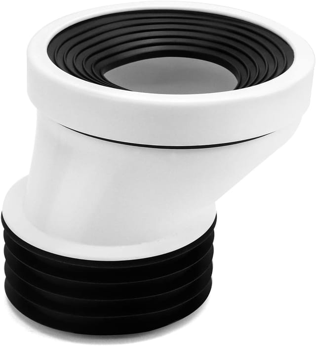 Raccord De Toilette Décalé En Plastique, Manchon De Connexion Pour Wc, Adaptateur Pour  Évacuation Sanitaire
