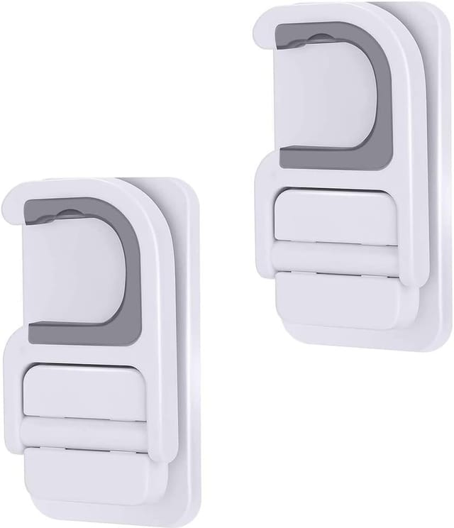 Lot De 2 Supports Adhésifs Pour Balai, Fixations Murales Auto-agrippantes Pour Rangement D’outils Ménagers