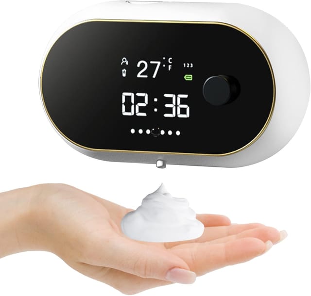 Doseur De Savon Électrique Réglable Avec Détecteur, Rechargeable Pour Mousse, Accessoire De Salle De Bain