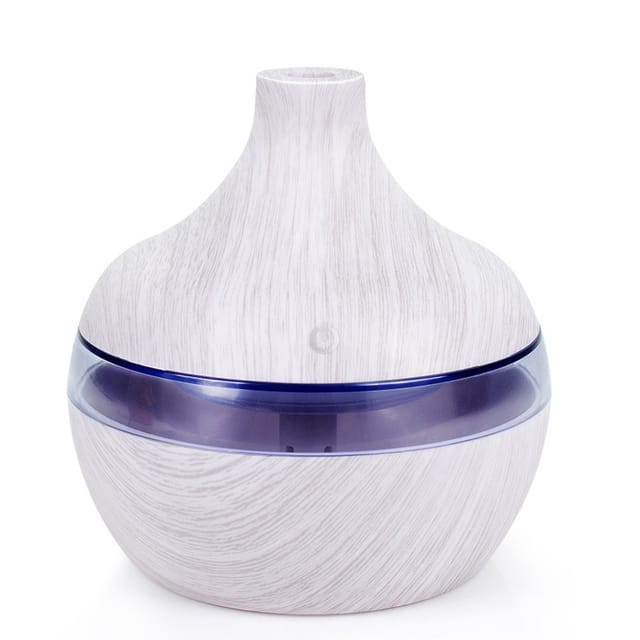 Humidificateur Tactile Usb Avec Finition Bois Blanc - Apportez Confort Et Style À Votre Intérieur