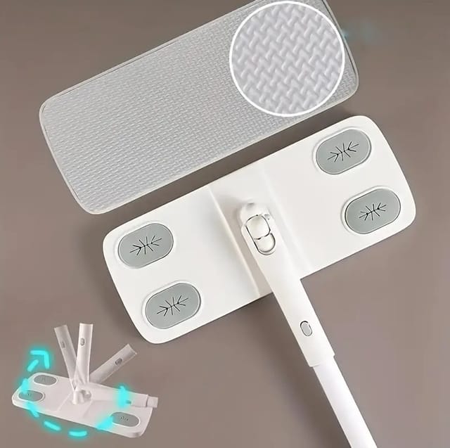 Balai À Poussière Électrostatique, Balai Plat Non Lavable, Spécialement Conçu Pour Le Dépoussiérage Jetable, Balai Facile À Utiliser, Utilisable À Sec Ou Humide.