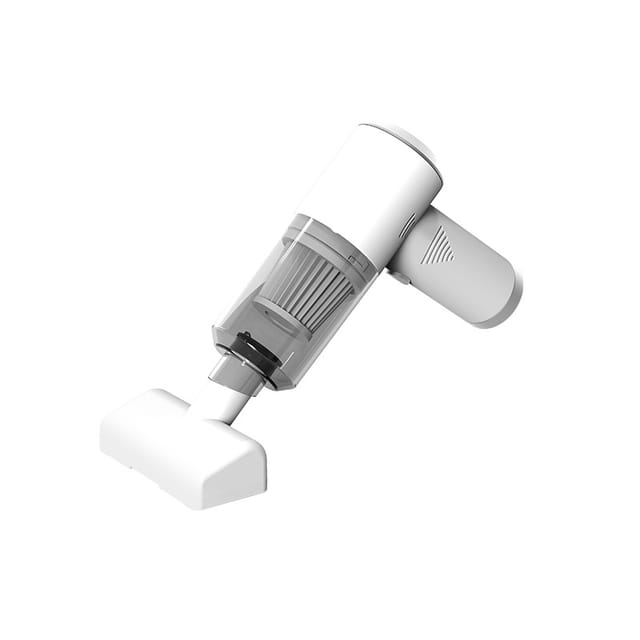 Aspirateur A Main Sans Fil Rechargeable Usb Trois En Un Avec Lumiere Pour Aspirer Les Acariens Poils Et Poussieres Dans Les Interstices