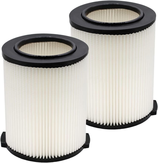 Lot De 2 Filtres Standard Eau/poussière Vf4000 Compatibles Avec Les Aspirateurs Ridgid De 5 À 20 Gallons, Filtre De Remplacement Vf4000