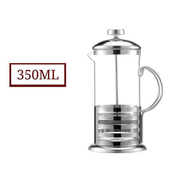 Cafetière Filtre Verre Manuel Mousseur Lait Kit Maison