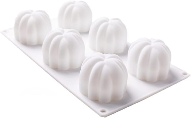Moule En Silicone Blanc Pour Gâteau Citrouille, Moule À Dessert Pour Pâtisserie Et Décoration D’halloween, Résistant