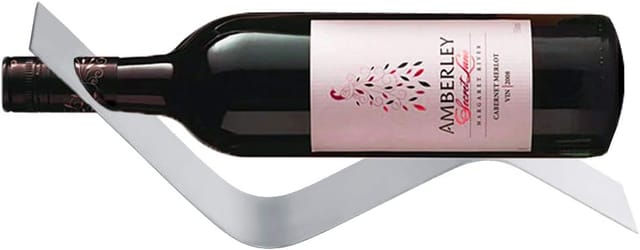 Porte Bouteille De Vin En Métal Pour Comptoir Et Bar Décoration Élégante Pour Présentation De Bouteilles