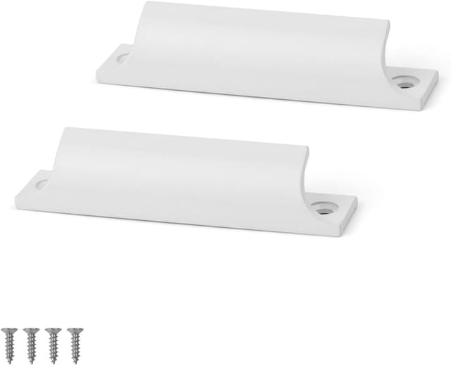 Lot De Deux Poignées De Meuble En Aluminium Pour Tiroirs Et Placards Accessoire Pour Portes Coulissantes Et Armoires