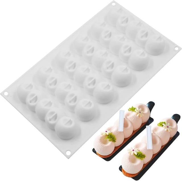 Moule En Silicone De Qualité Alimentaire Avec 6 Cavités En Forme De Demi-sphère, Idéal Pour Mousse Au Chocolat, Truffes, Gelée, Pudding, Glaces Et Bonbons Faits Maison