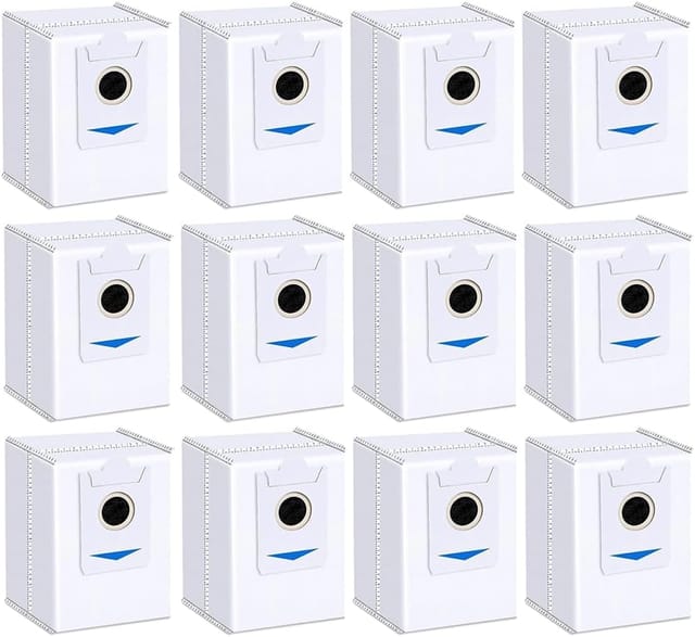 Accessoires Compatibles Avec Les Aspirateurs Ecovacs : 12 Sacs À Poussière En Tissu Non Tissé Avec Charbon Actif Pour Les Modèles X2pro/x5