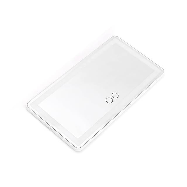 Miroir De Maquillage Tactile Intelligent Avec Éclairage 3 Couleurs Et Luminosité Réglable – Idéal Pour Se Maquiller En Toutes Circonstances.