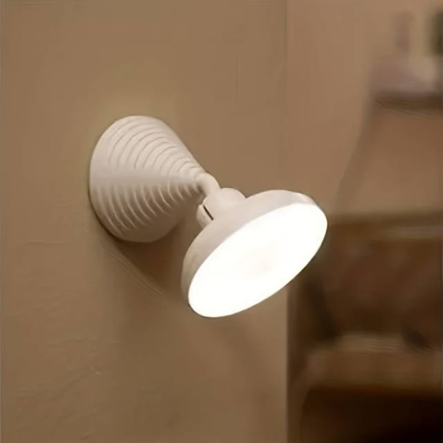 Lampe À Capteur Corporel, Lampe  À Capteur Rotative, Chargement Usb, Veilleuse Rotative Sans Fil Pour Couloir Ou Chambre...