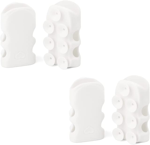 Support De Pommeau De Douche À Quatre Ventouses Amovible Et Réutilisable Pour Salle De Bain Sans Perçage