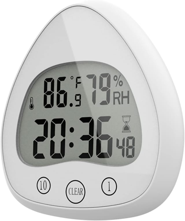 Horloge Électronique Étanche Pour Salle De Bain Minuteur De Cuisine Avec Fonction Aspirateur Design Moderne Pour Douche Et Cuisine Pratique
