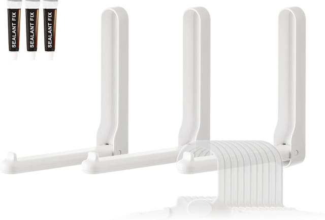 Organisateur De Rangement Pour Cintres En 3 Pièces, Support De Rangement Pour Cintres De Placard, Support Pliable En Plastique Pour Cintres...