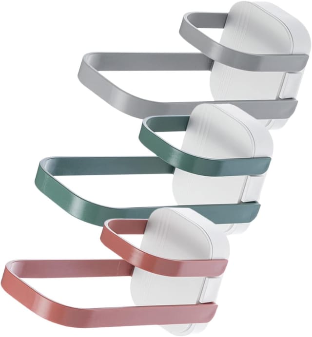 Organisateur Mural Sans Trous Pour Cintres Et Cintres, Idéal Pour Balcon Ou Machine À Laver. Porte-pinces À Linge Et Cintres Pliables À Double Couche.