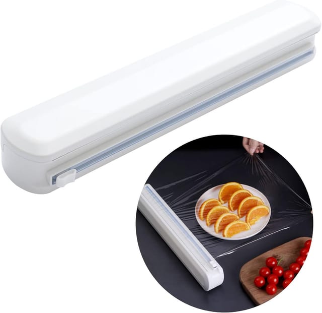 Distributeur De Film Étirable Prédécoupé Pour Papier Aluminium. Découpe Facile Du Film Étirable. Largeurs Applicables Inférieures À 32 Cm.