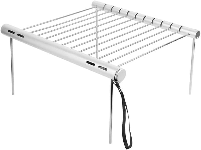 Barbecue De Camping Pliable En Acier Inoxydable, Robuste Et Portable, Idéal Pour Les Pique-niques, La Randonnée, Le Jardin Et La Cuisine En Plein Air.