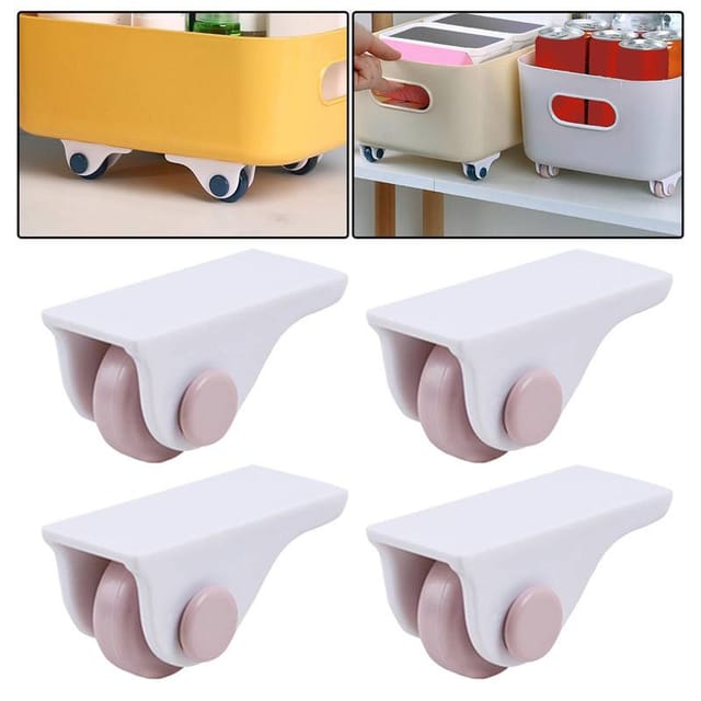 Poulie Inférieure De Boîte De Rangement, Rouleaux Adhésifs – Rouleaux Faciles À Utiliser Et Durables Pour Un Transport Aisé