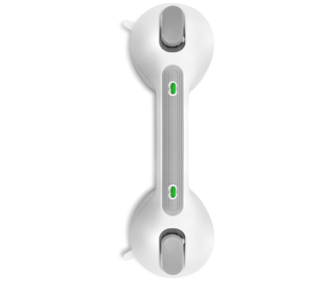 Barre D'Appui Avec Ventouse, Support À Ventouse, Barre De Douche Avec Indicateur De Couleur, Barre D'Appui De Salle De Bain Sans Perçage Pour Salle De Bain, Enfants, Personnes Âgées