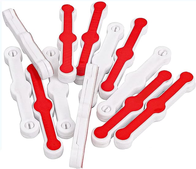 Lot De 12 Clips De Fixation Pour Moustiquaire De Fenêtre Auto-adhésifs, Sans Perçage, Pour La Cuisine, Le Balcon Et Les Portes. Protection Contre Les Insectes.