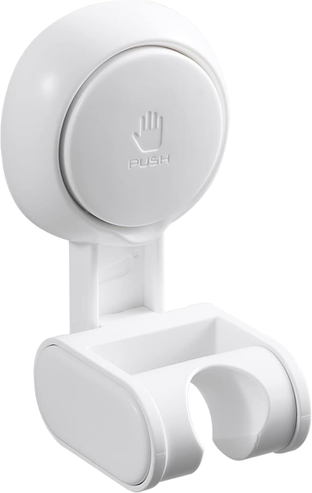 Support De Pommeau De Douche À Ventouse Réglable En Hauteur Sans Perçage Angle Large Pour Salle De Bain