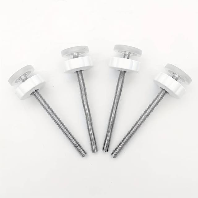 Lot De 4 Tiges Filetées Universelles Pour Portail De Clôture, Boulons De Rechange M8 (8 Mm) Pour Portail De Sécurité À Pression Pour Animaux