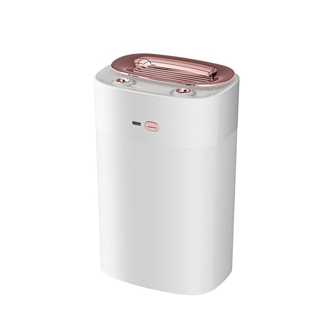 Humidificateur À Double Buse Avec Débit De Brume Élevé, Humidificateur D'Air Pour La Maison Avec Lumière D'Ambiance Colorée Pour La Chambre Et Le Bureau