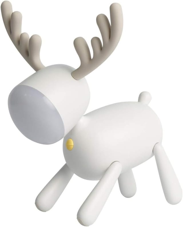 Veilleuse Pour Bébé Renne Rechargeable Usb Deux Modes D Éclairage Minuterie Trente Minutes Cadeau Anniversaire Pour Enfant Et Étudiant
