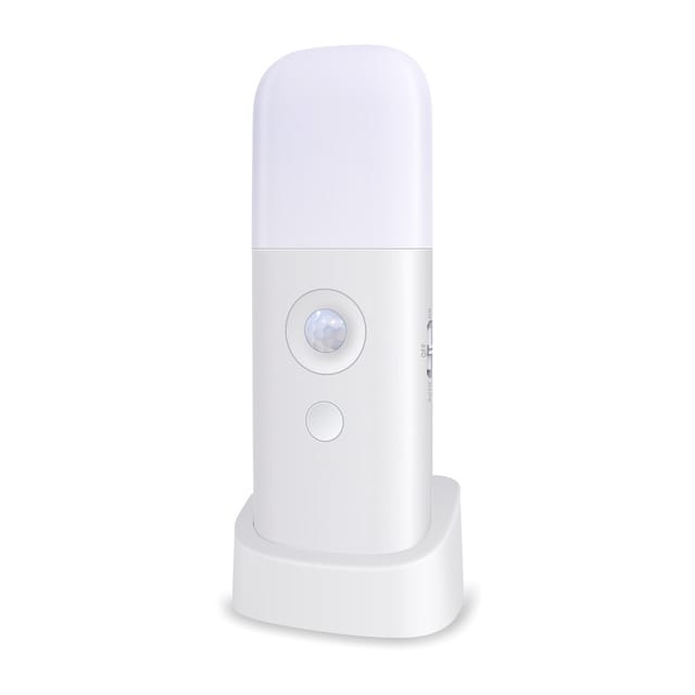 Veilleuse À Détecteur De Mouvement, Veilleuse À Intensité Variable Avec 5 Niveaux De Luminosité, Batterie Rechargeable 2000 Mah, Idéale Pour Chambre D'Enfant, Chambre À Coucher, Couloir.
