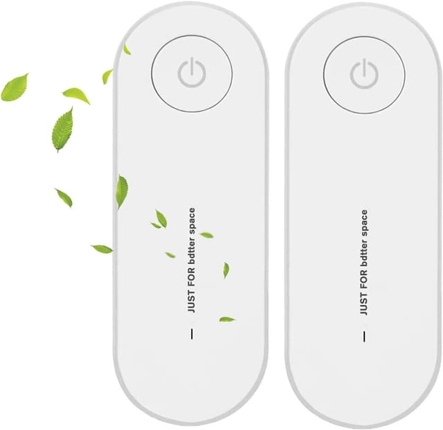 Purificateur D'Air Pure Air - Lot De 2 Unités Compactes À Brancher. Portable, Idéal Pour Chambres, Salon, Salle De Bain, Toilettes Et Placards
