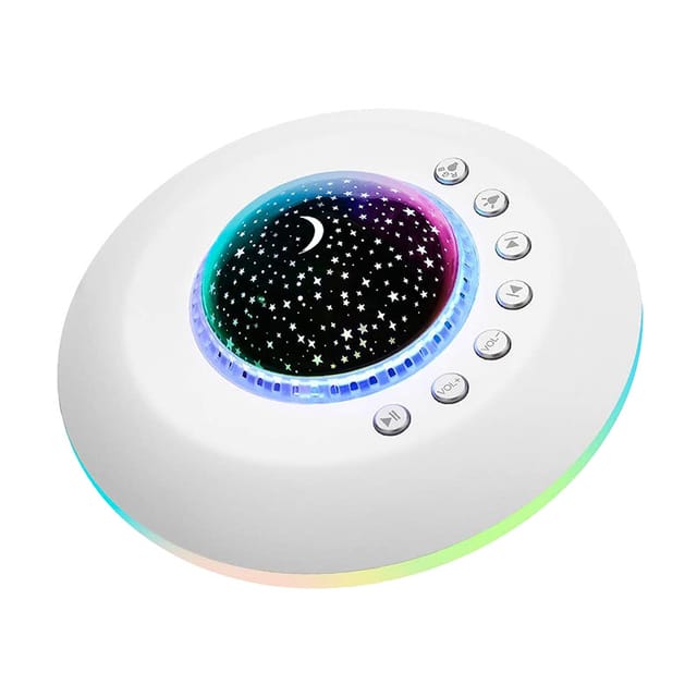 Machine À Bruit Blanc Pour Enfant Avec Sept Lumières Étoiles Et Vingt Huit Sons Apaisants Veilleuse Pour Bébé Et Tout Petit