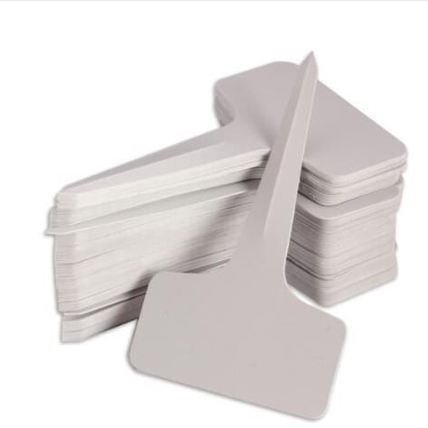 100 Étiquettes En Plastique De Type T Pour Plantes, 6 X 10 Cm, Pour Pépinière Et Jardin