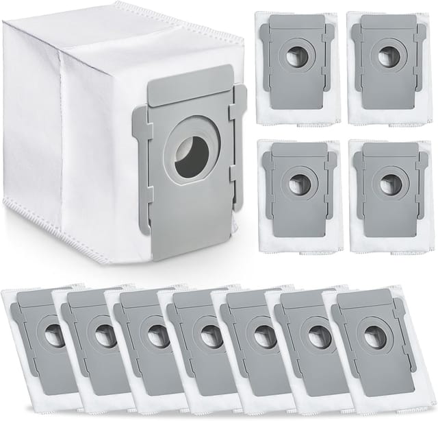 Lot De 12 Sacs De Rechange Pour Aspirateur Robot Irobot Roomba I7 I7+ I3 I3+ I4 I4+ I6 I6+ I8 I8+ I1 I1+ J7 J7+/plus S9 S9+ (séries I, S Et J)