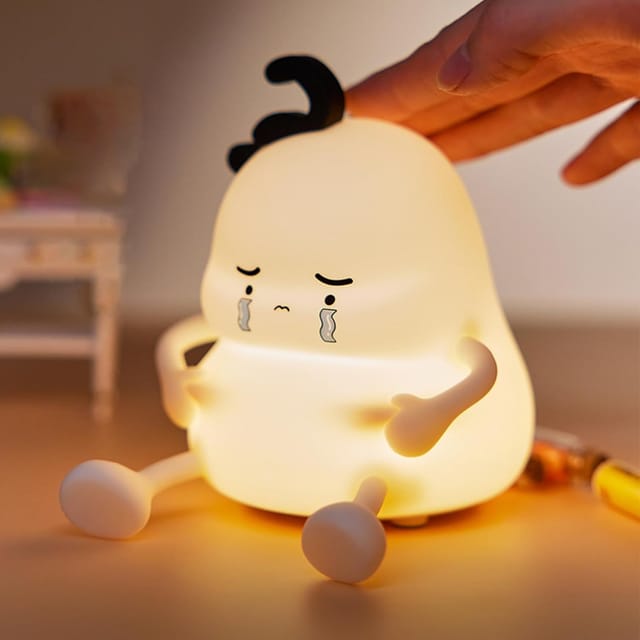 Veilleuse Pour Enfants, Lampe De Nuit Mignonne En Silicone Souple, 3 Niveaux D'Intensité Lumineuse, Veilleuse Pour Bébé Allaitant, Cadeau Kawaii