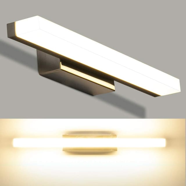 Luminaire Led Pour Miroir Quarante Centimètres Quatre Mille Kelvins Étanche Pour Salle De Bain Huit Watts Huit Cents Lumens