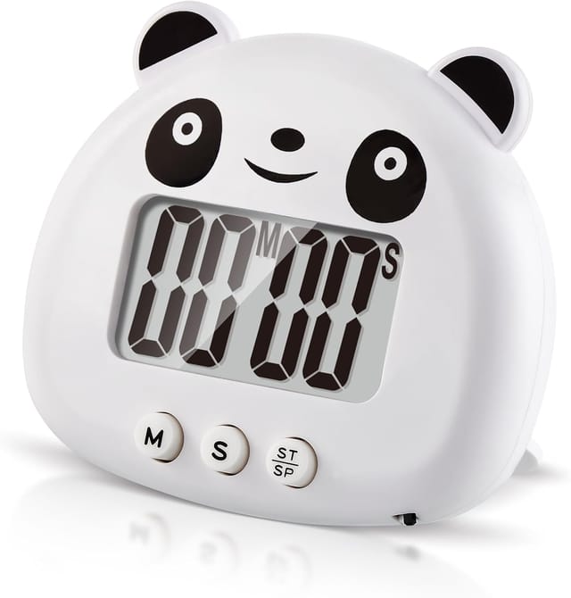 Minuteur, Minuteur Numérique, Grand Écran Led, Minuteur Magnétique À Compte À Rebours Pour La Cuisine, Le Fitness, La Pâtisserie, L'Apprentissage Et L'Enseignement En Classe