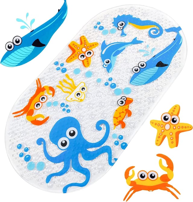 Tapis De Baignoire Antidérapant, Tapis De Douche, Insert De Baignoire, Tapis De Bain Antidérapant 71 X 38 Cm