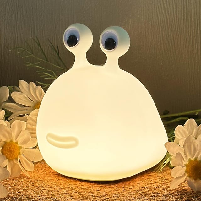 Lampe Limace Pour Enfant En Silicone Veilleuse Pour Garçon Et Fille Lampe Tactile Rechargeable Pour Chambre D Enfant Mignonne