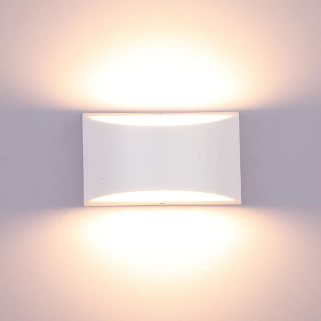 Applique Murale Led Dimmable Douze Watts Pour Chambre Et Salon Lumière Chaude Avec Éclairage Haut Et Bas Design Moderne
