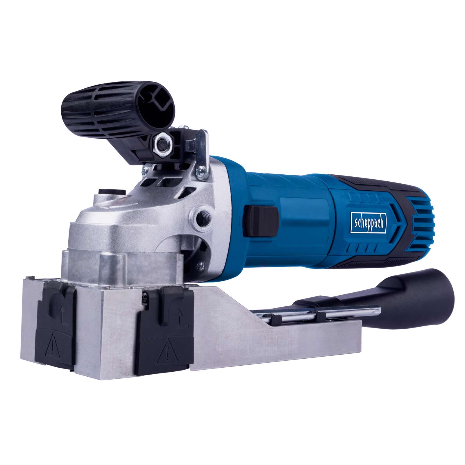Lackfräse LFR720 Scheppach - 720W | 10000min-1 Drehzahl | Stufenlos Einstellung 0-0,3mm Frästiefe | 27mm seitliche Fräshöhe | inkl. 4 Wendemesser Bild 4