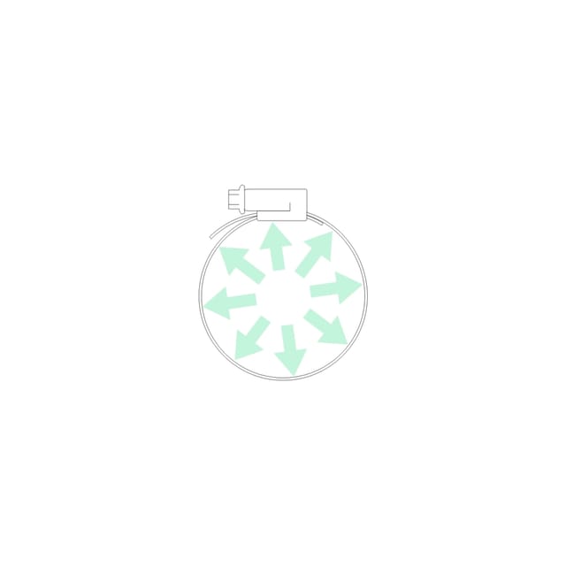 Schlauchschelle Torro®,W5,Edelstahl,40-60mm,12mm