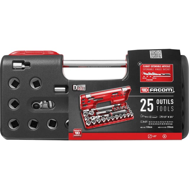 Steckschlüssel-Set 1/2" D-Box, 21-teilig SXL.DBOX3