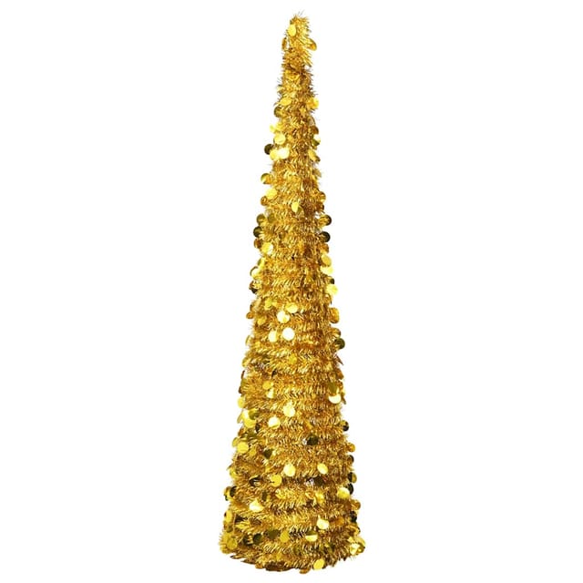 Vidaxl Künstliche Weihnachtsbäume Pet Gold