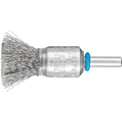 POS Pinselbürste ungezopft PBU Ø15 mm Schaft-Ø6 mm Edelstahl-Draht-Ø0,20