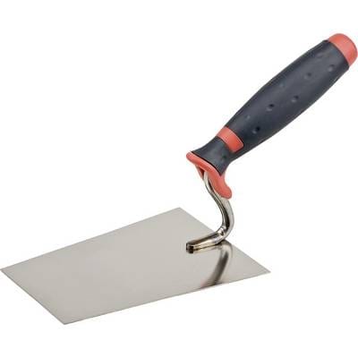 Maurerkelle mit S-Hals, Edelstahl, 180 x 95/125mm