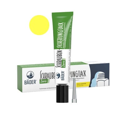 Schraubensicherungslack ZERO REIHE Gelb 20ml